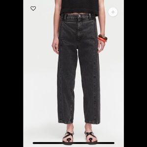 Rachel Comey Tamar pants - faded black denim - size 2
